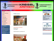 Tablet Screenshot of christophorus-apotheke.info