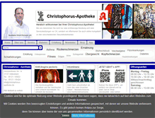 Tablet Screenshot of christophorus-apotheke.de